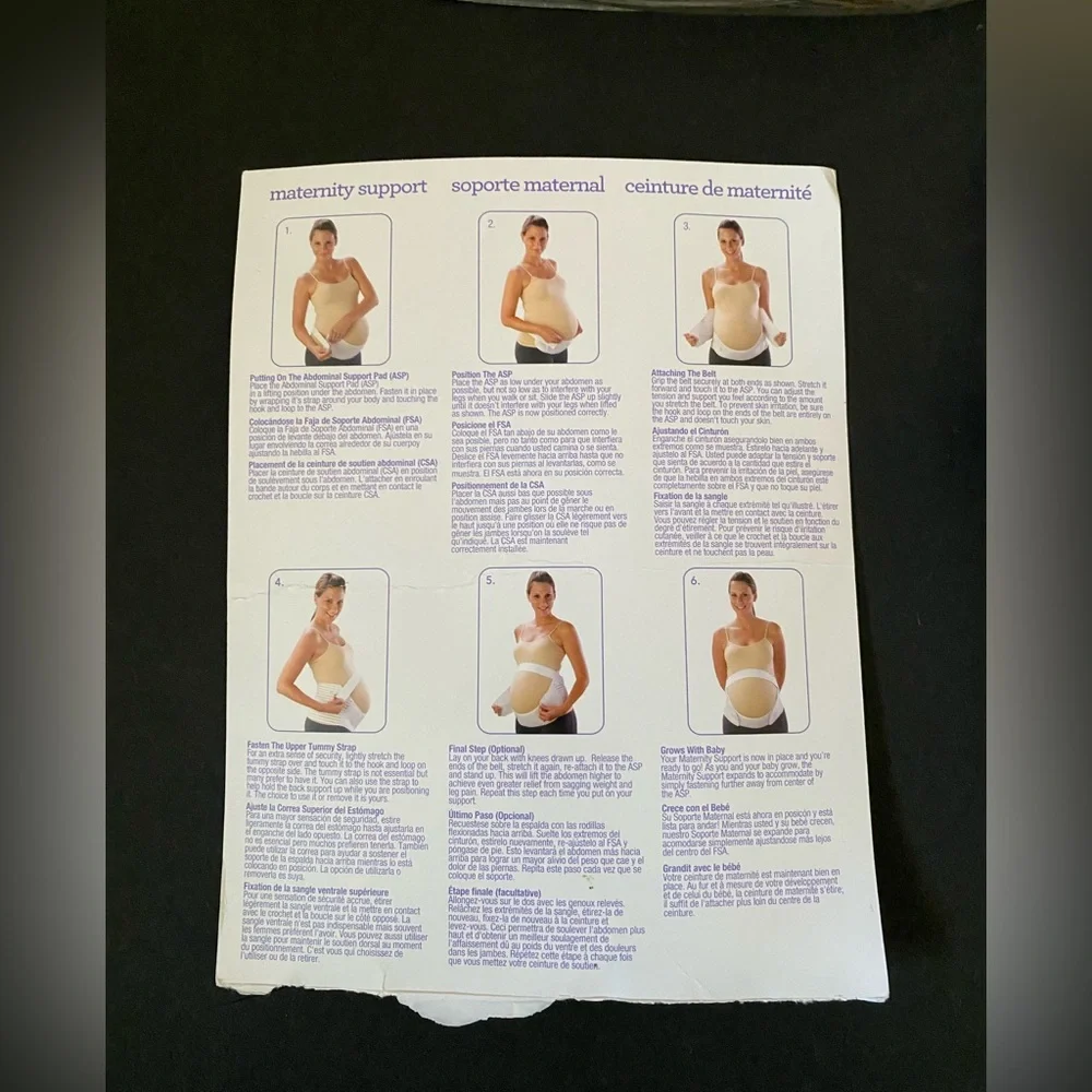 Maternity Support Belt Babies R Us - Picture 2 of 10